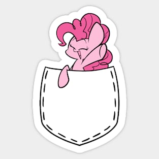 Pinkie in a Pocket Sticker